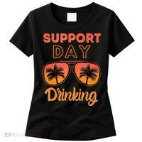 Support Day Drinking Funny Summer Beach Vacation Tank Top Women's T-Shirt thumb 0