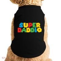 Super Daddio Dad Video Gamer Dad Fathers Day Funny Gift Doggie Tank thumb 0