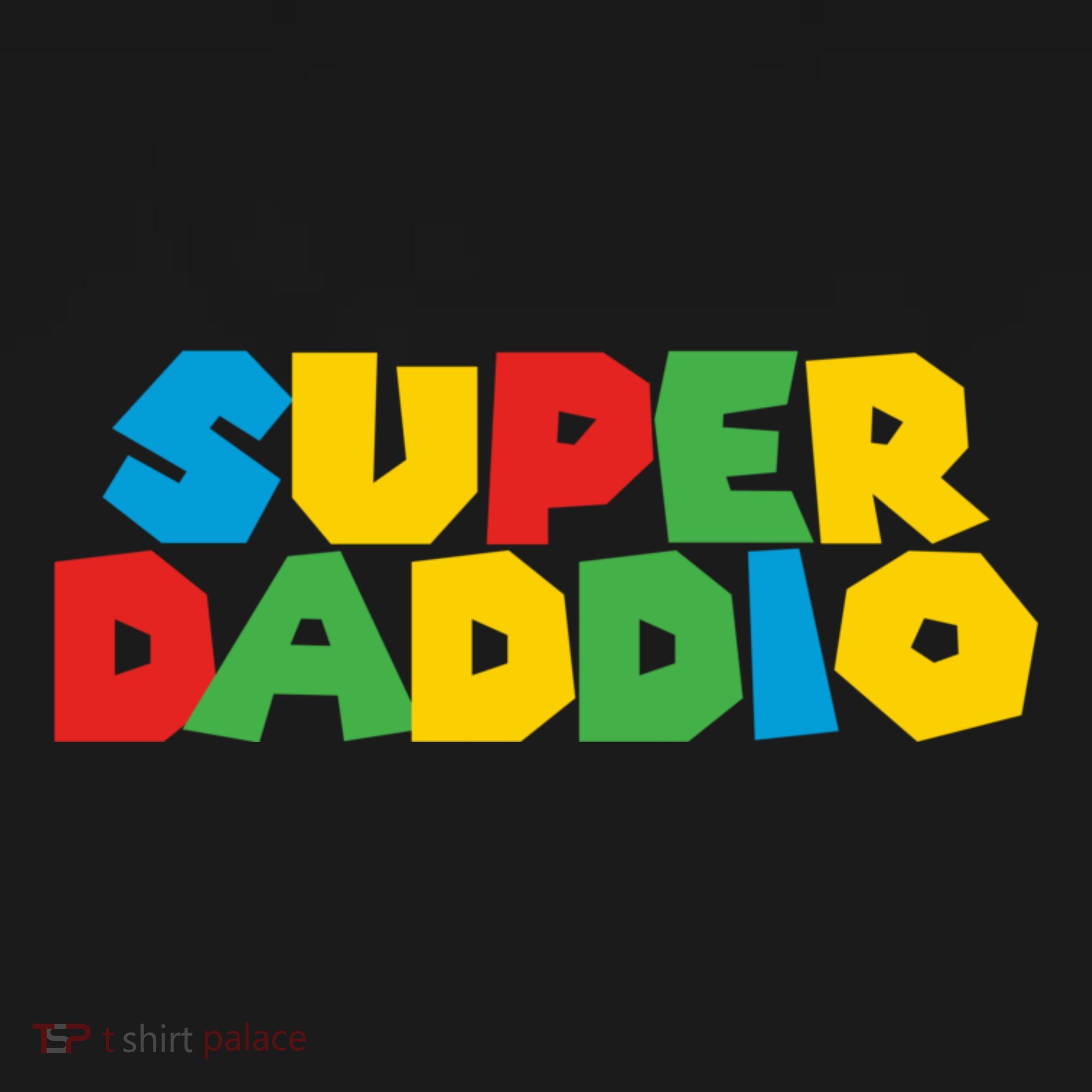 Super Daddio Dad Video Gamer Dad Fathers Day Funny Gift Hoodie