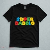 Super Daddio Dad Video Gamer Dad Fathers Day Funny Gift T-Shirt thumb 5