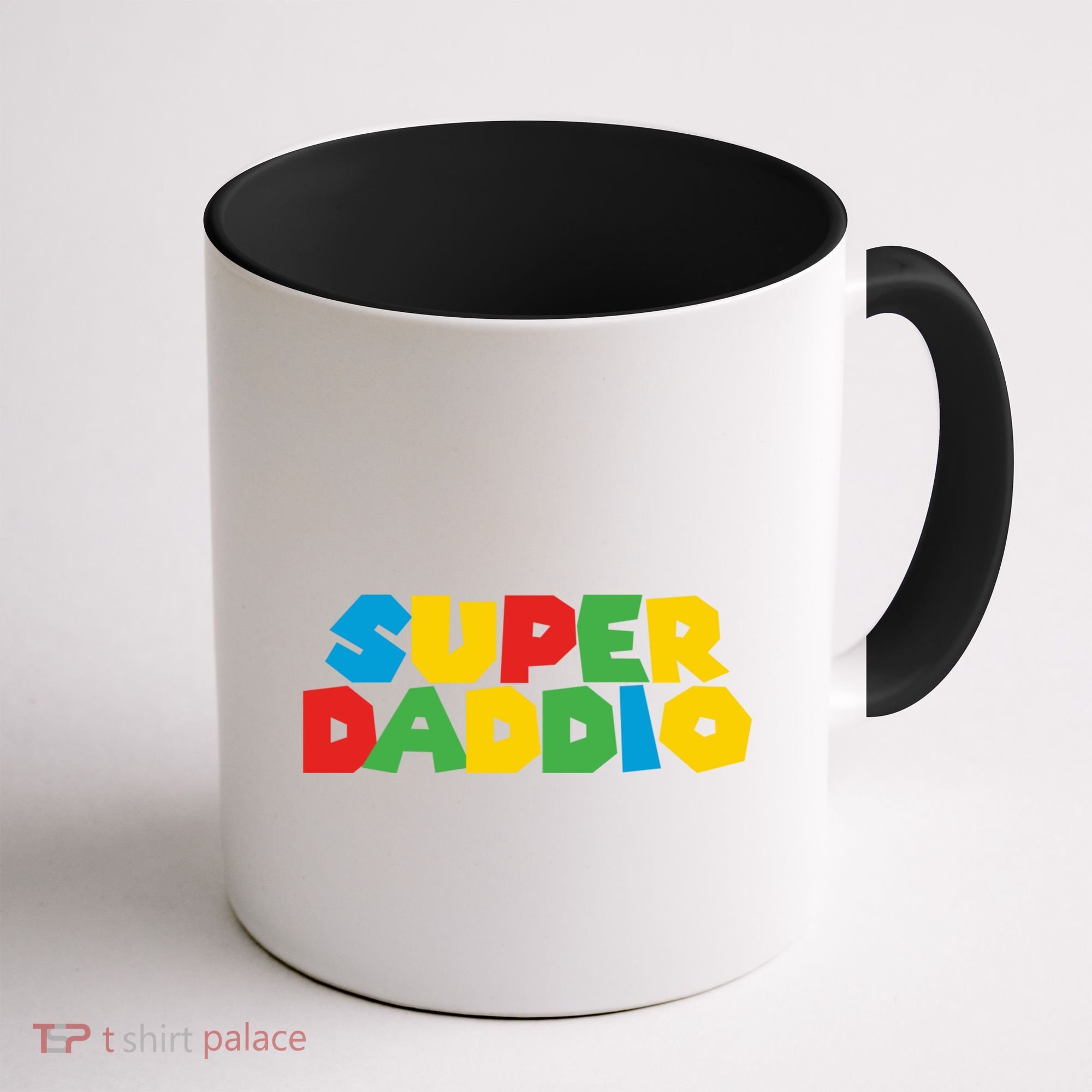 Super Daddio Dad Video Gamer Dad Fathers Day Funny Gift Coffee Mug