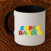 Super Daddio Dad Video Gamer Dad Fathers Day Funny Gift Coffee Mug thumb 2