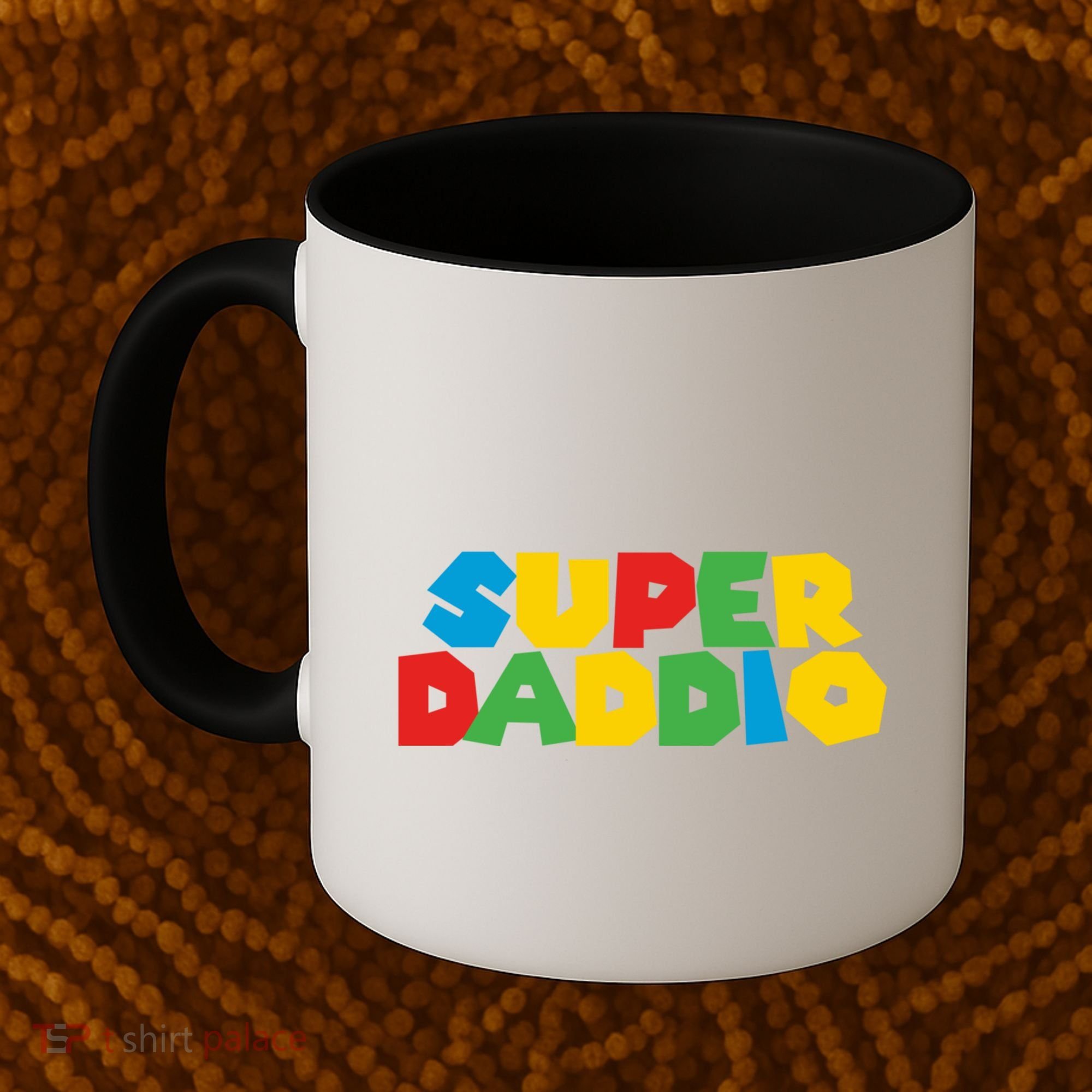 Super Daddio Dad Video Gamer Dad Fathers Day Funny Gift Coffee Mug