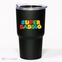 Super Daddio Dad Video Gamer Dad Fathers Day Funny Gift Tumbler thumb 0