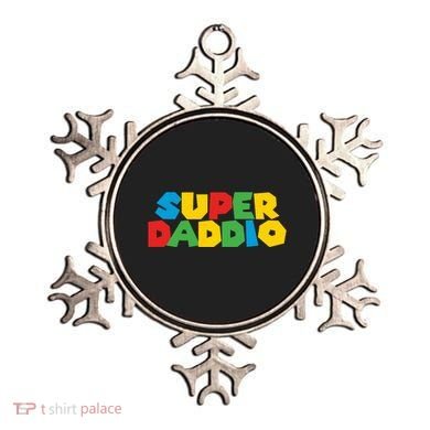 Super Daddio Dad Video Gamer Dad Fathers Day Funny Gift Ornament