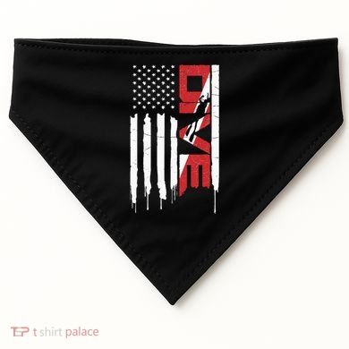 Scuba Diving Dive USA-Made Doggie Bandana