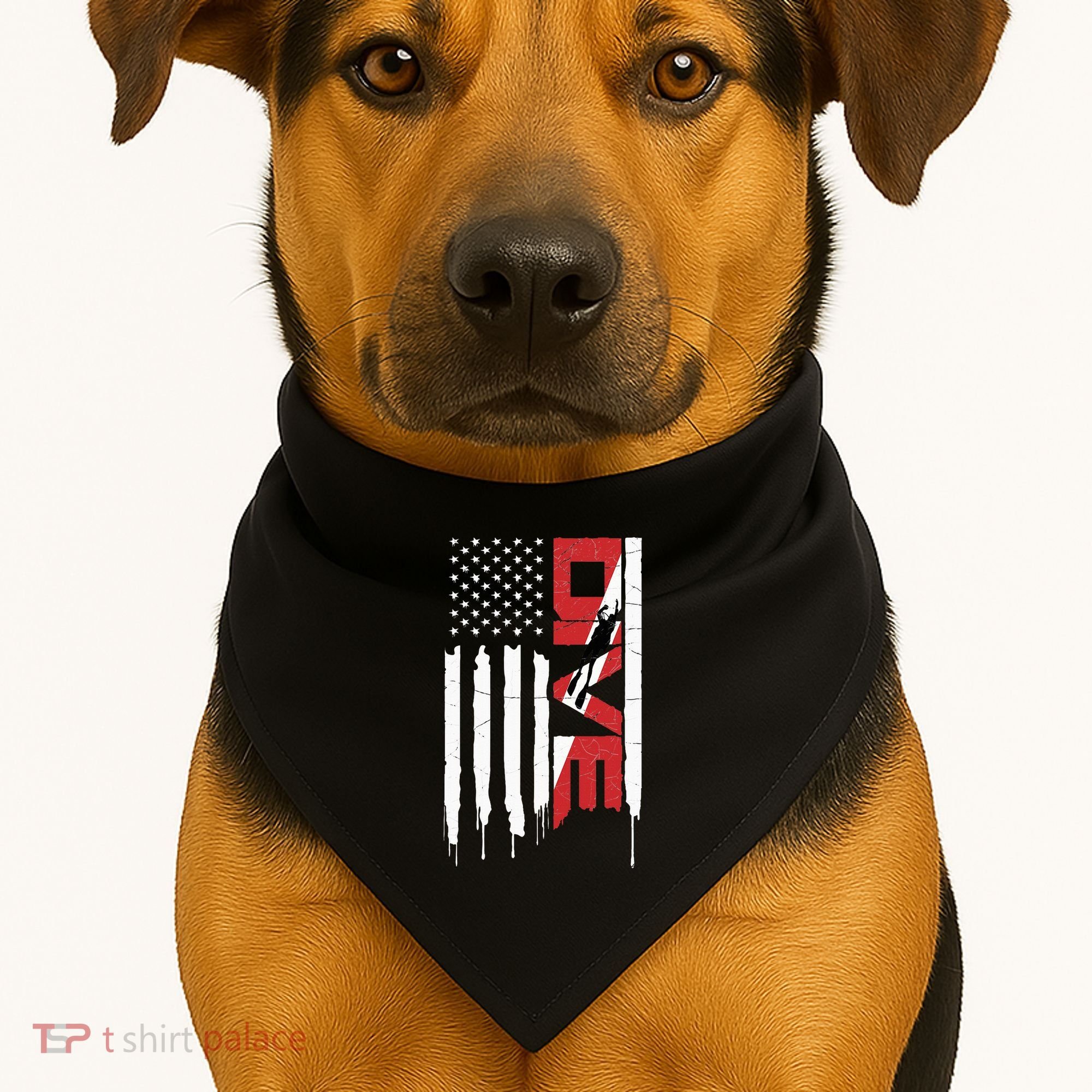 Scuba Diving Dive USA-Made Doggie Bandana