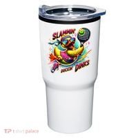 Slammin Duckin Dinks Funny Pickleball Rubber Duck Tumbler thumb 0