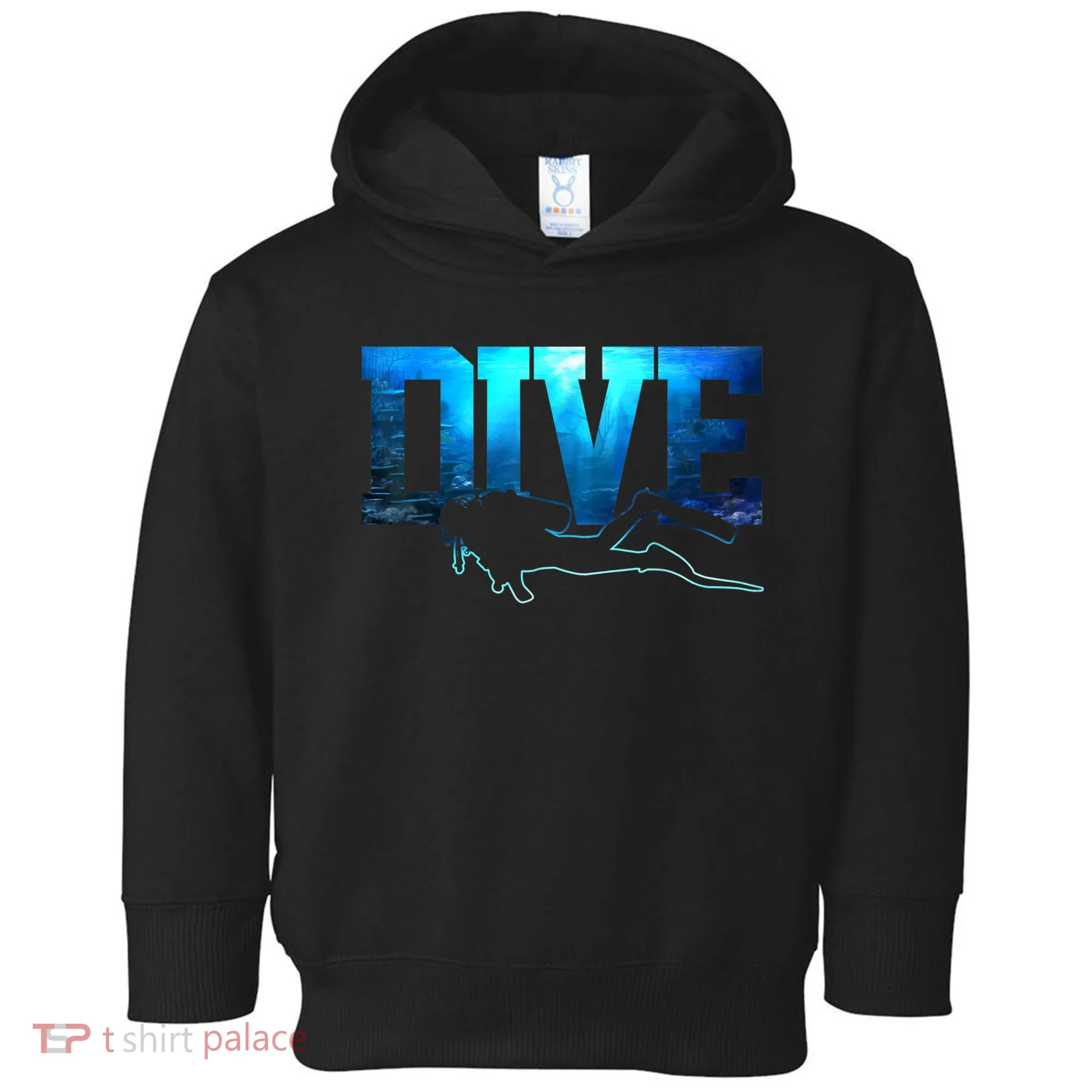 Scuba Diving DIVE Ocean Scuba Diver Gift Toddler Hoodie