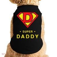 Super Daddy Dad Is My Hero Fathers Day Doggie Tank thumb 0