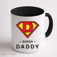 Super Daddy Dad Is My Hero Fathers Day Coffee Mug thumb 1
