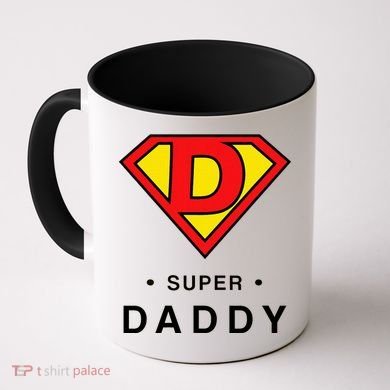 Super Daddy Dad Is My Hero Fathers Day Coffee Mug