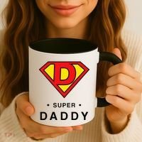 Super Daddy Dad Is My Hero Fathers Day Coffee Mug thumb 3