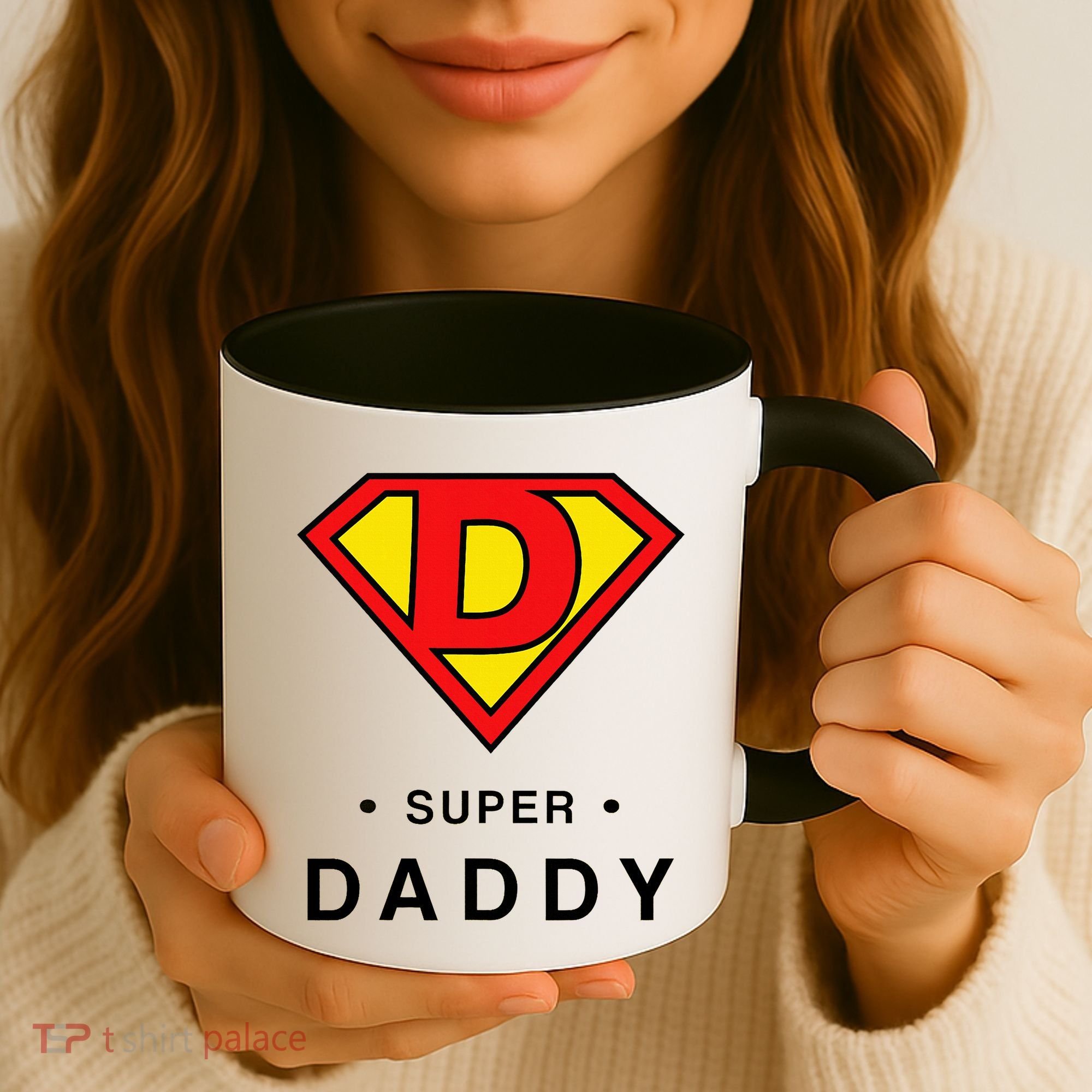 Super Daddy Dad Is My Hero Fathers Day Coffee Mug