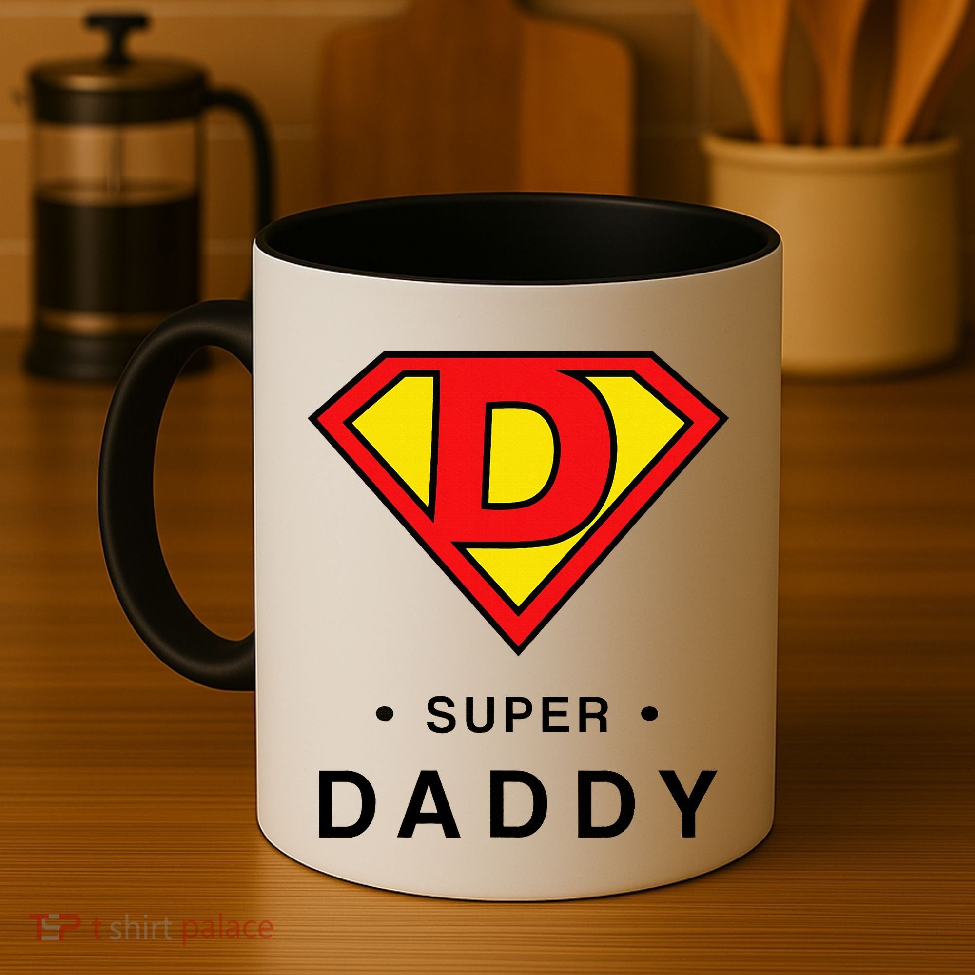Super Daddy Dad Is My Hero Fathers Day Coffee Mug