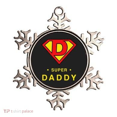 Super Daddy Dad Is My Hero Fathers Day Ornament