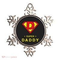 Super Daddy Dad Is My Hero Fathers Day Ornament thumb 0