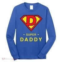 Super Daddy Dad Is My Hero Fathers Day Long Sleeve Shirt thumb 0