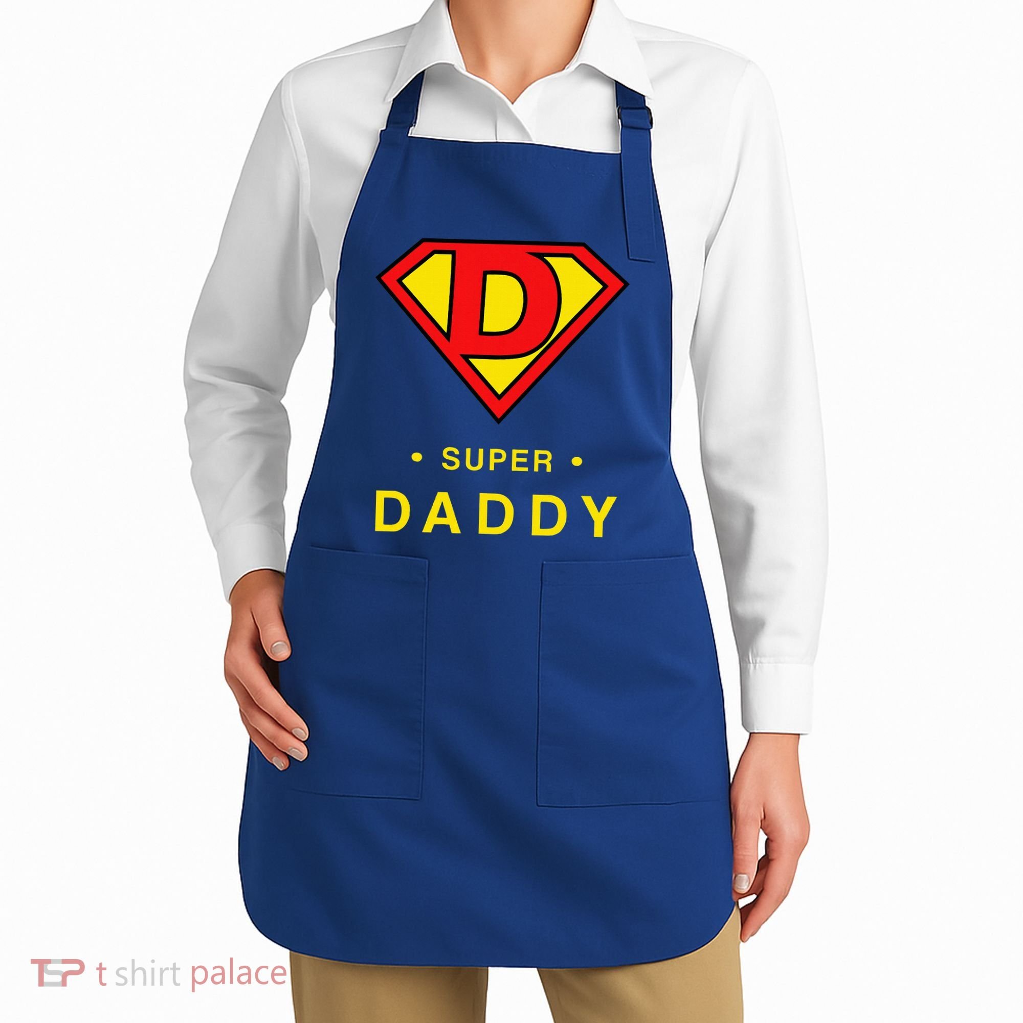 Super Daddy Dad Is My Hero Fathers Day Apron