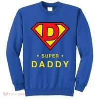 Super Daddy Dad Is My Hero Fathers Day Sweatshirt thumb 0