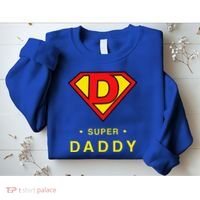 Super Daddy Dad Is My Hero Fathers Day Sweatshirt thumb 2
