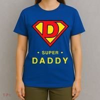 Super Daddy Dad Is My Hero Fathers Day T-Shirt thumb 4