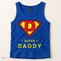 Super Daddy Dad Is My Hero Fathers Day Tank Top thumb 2