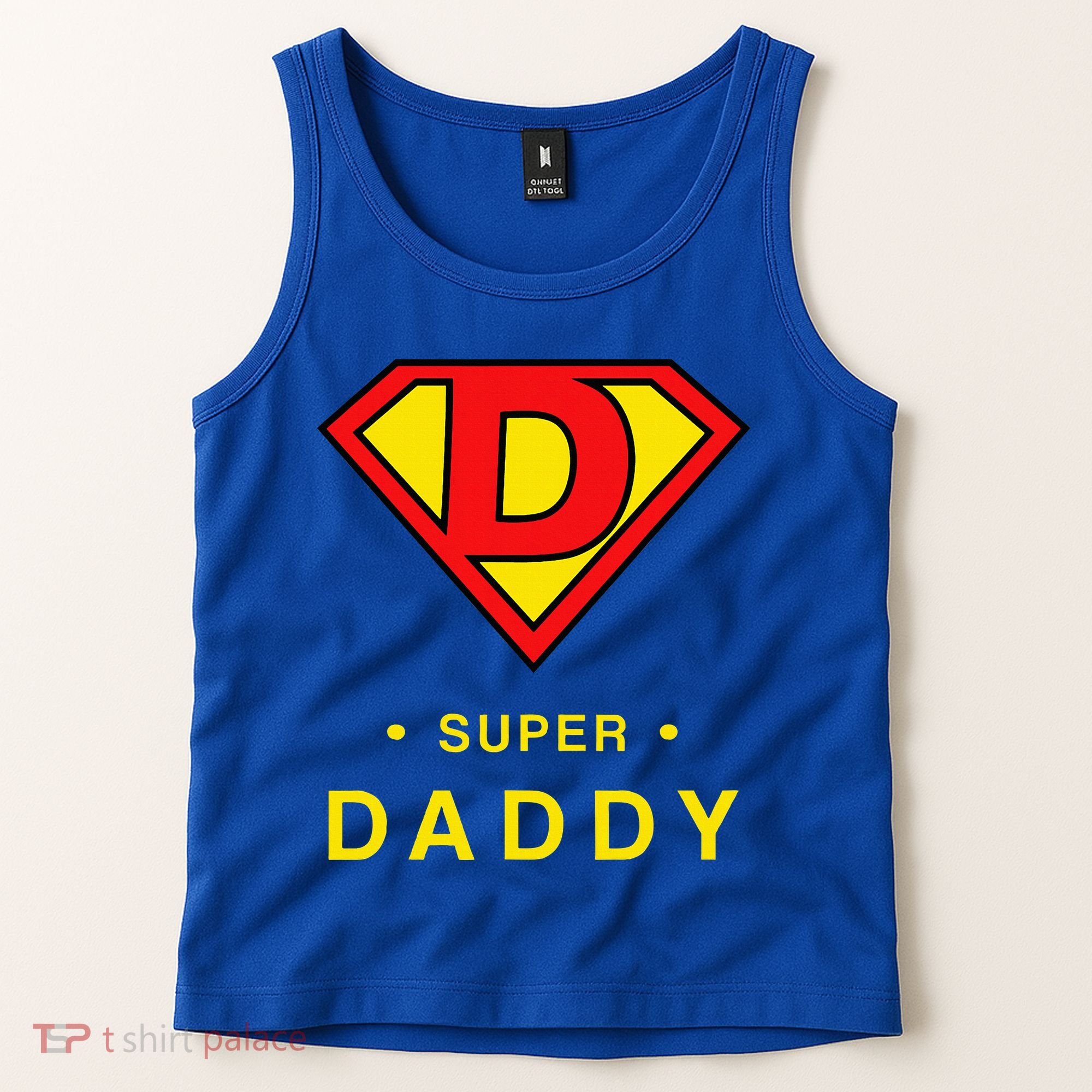 Super Daddy Dad Is My Hero Fathers Day Tank Top