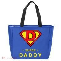 Super Daddy Dad Is My Hero Fathers Day Tote Bag thumb 0