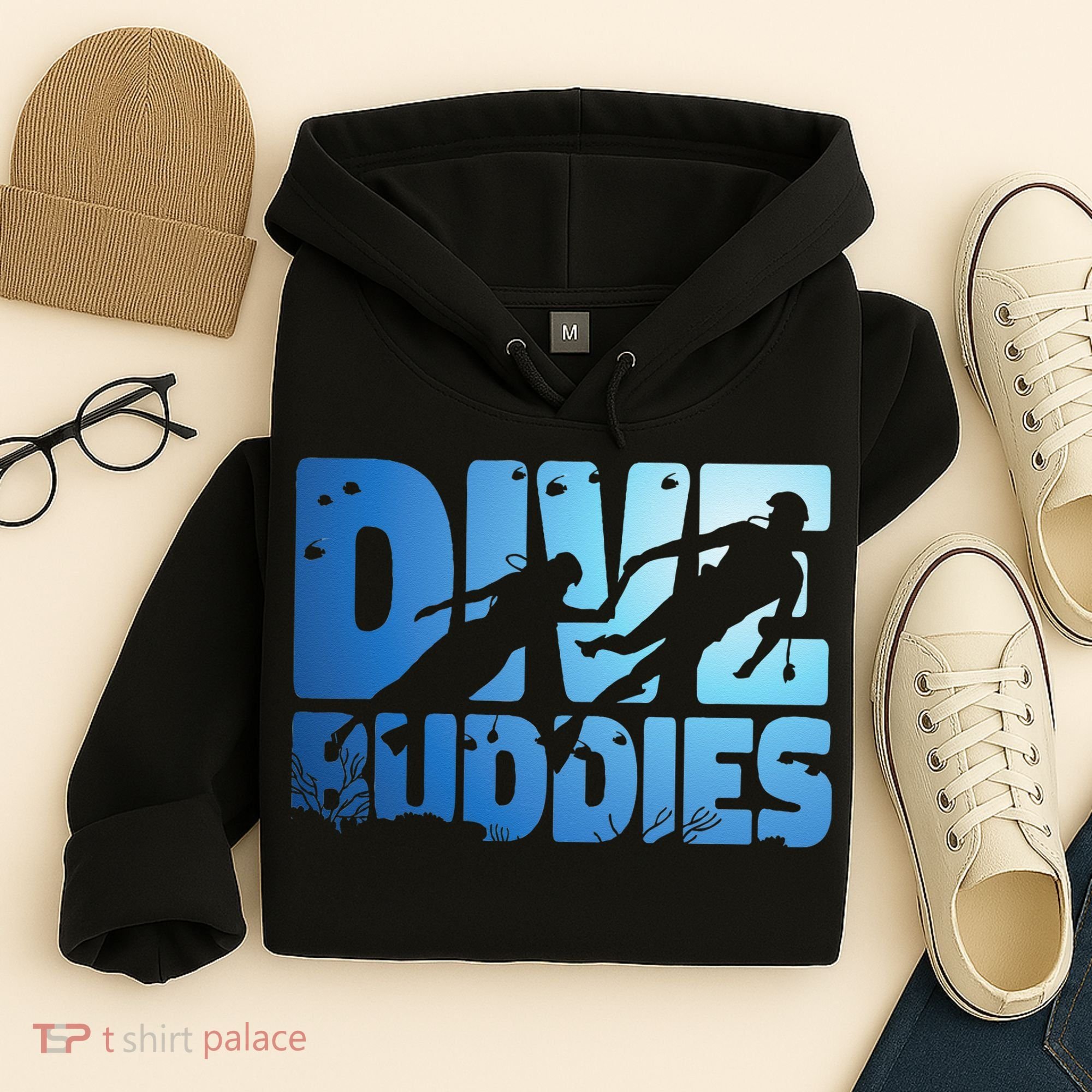 Scuba Diving Diver Dive Buddies Hoodie