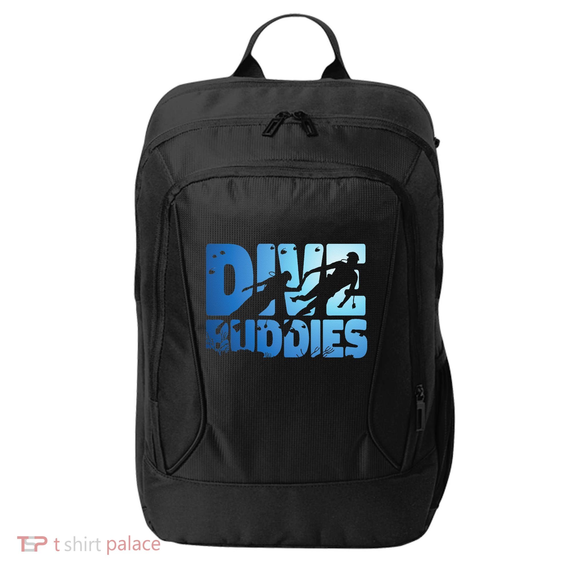 Scuba Diving Diver Dive Buddies City Backpack