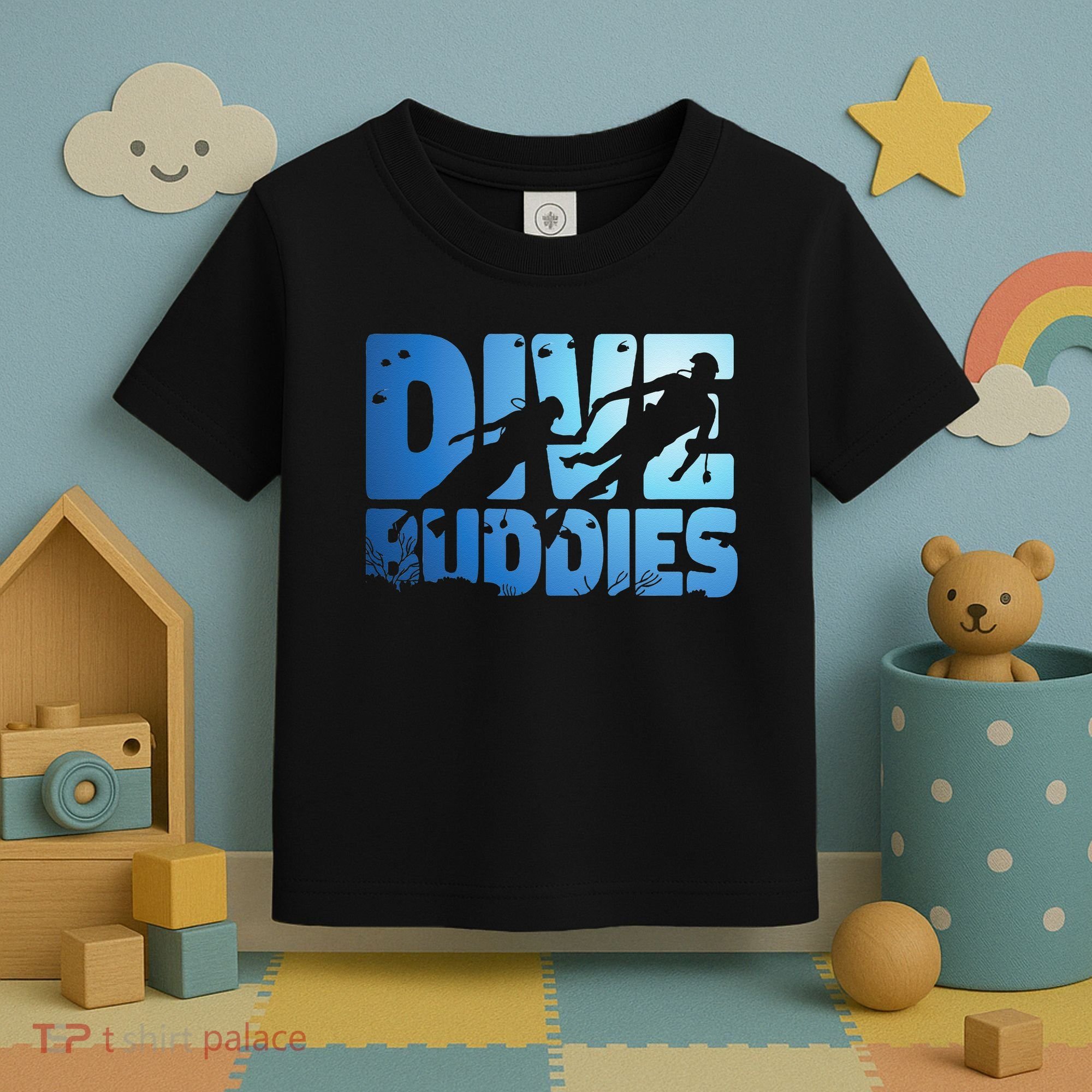 Scuba Diving Diver Dive Buddies Toddler T-Shirt