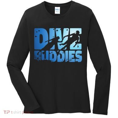 Scuba Diving Diver Dive Buddies Women's Long Sleeve Shirt