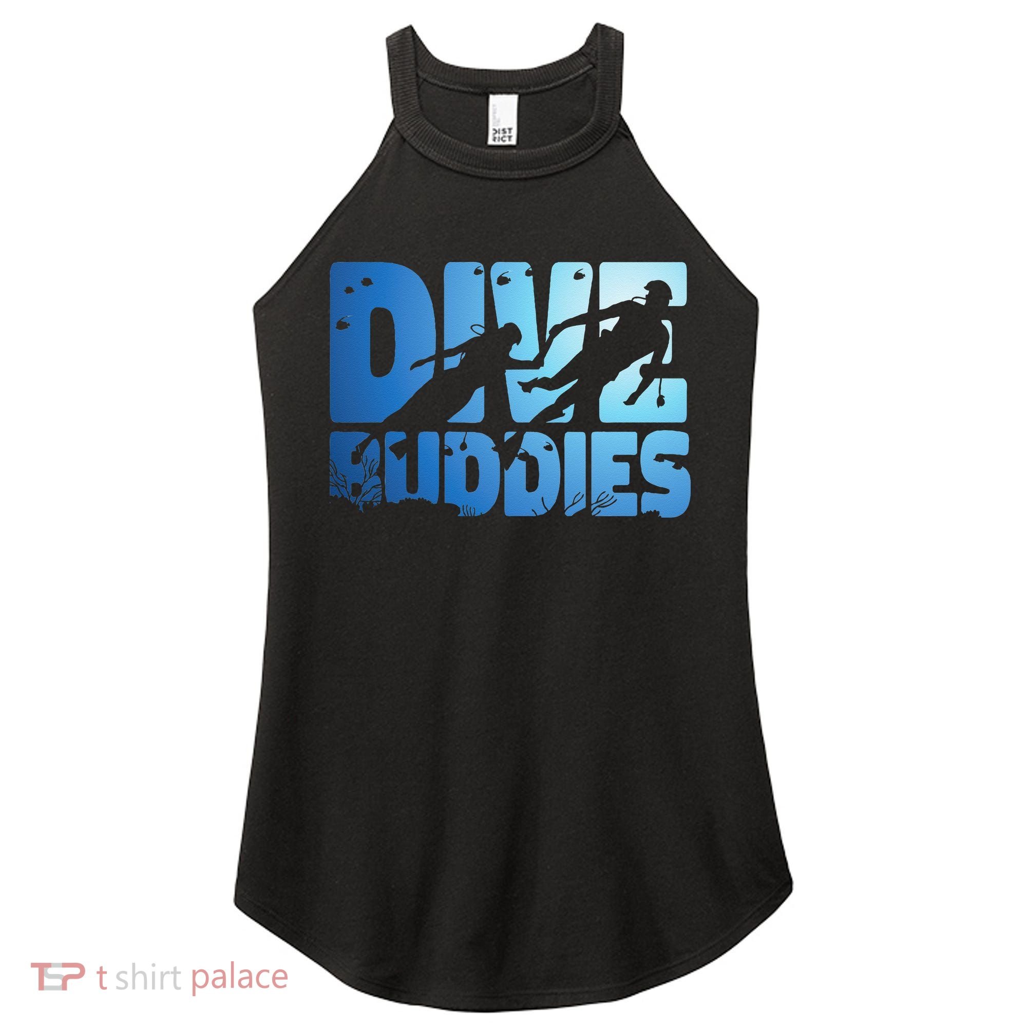 Scuba Diving Diver Dive Buddies Women's Perfect Tri Rocker Tank