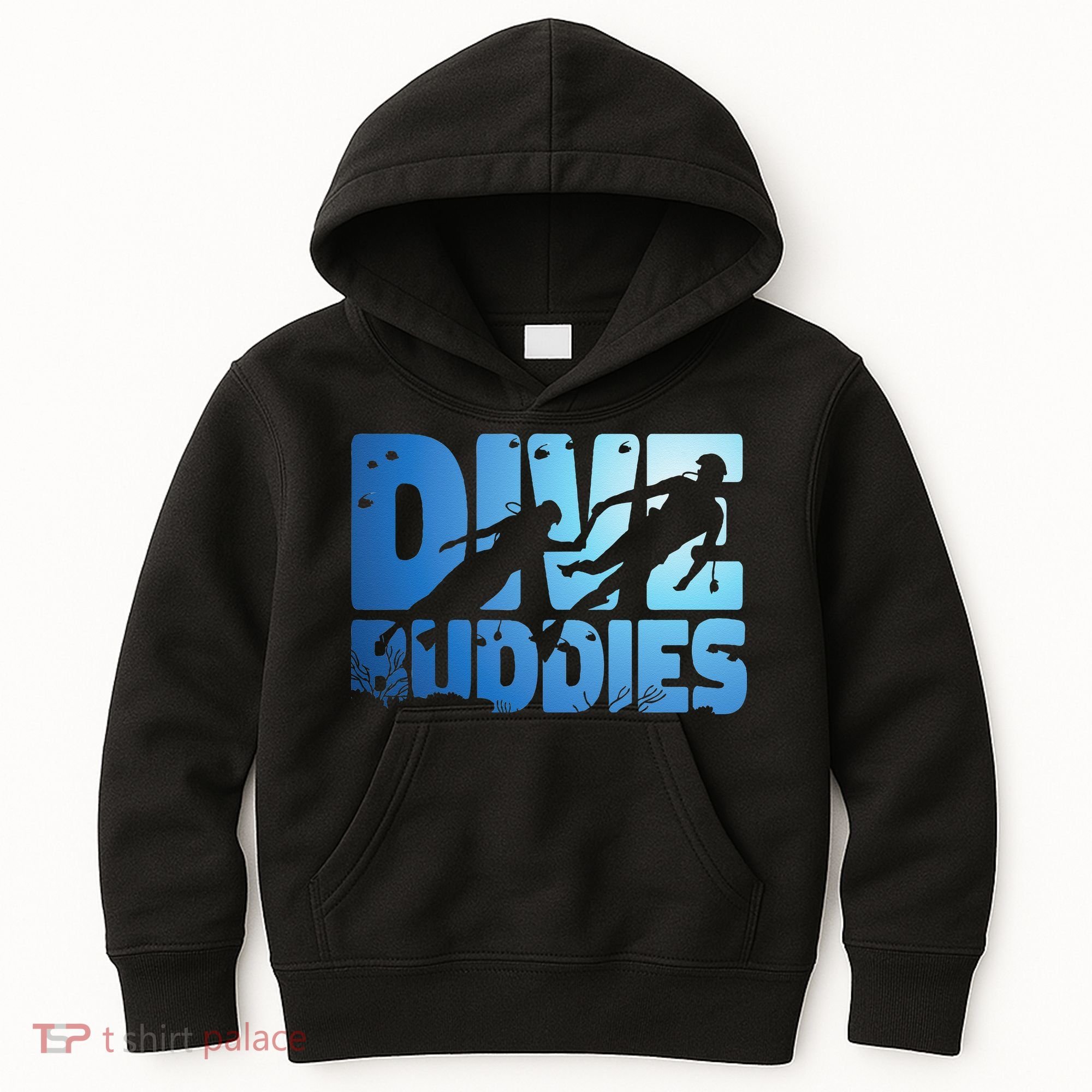 Scuba Diving Diver Dive Buddies Kids Hoodie