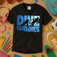Scuba Diving Diver Dive Buddies Kids T-Shirt thumb 3