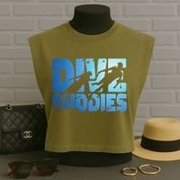 Scuba Diving Diver Dive Buddies Garment-Dyed Women's Muscle Tee thumb 3