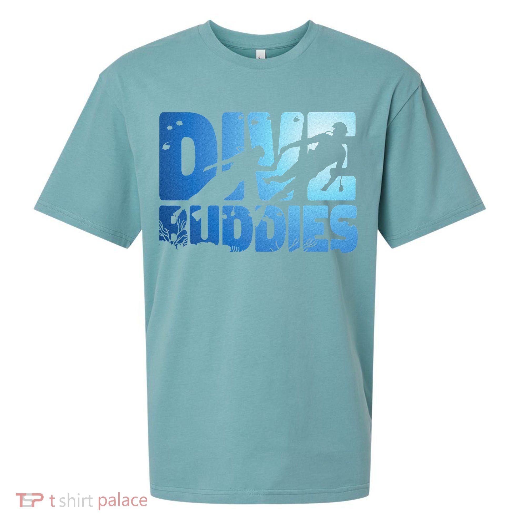 Scuba Diving Diver Dive Buddies Sueded Cloud Jersey T-Shirt
