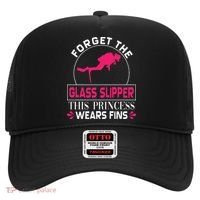 Scuba Diving Diver Forget Glass Slipper Princess Fins Hat thumb 0