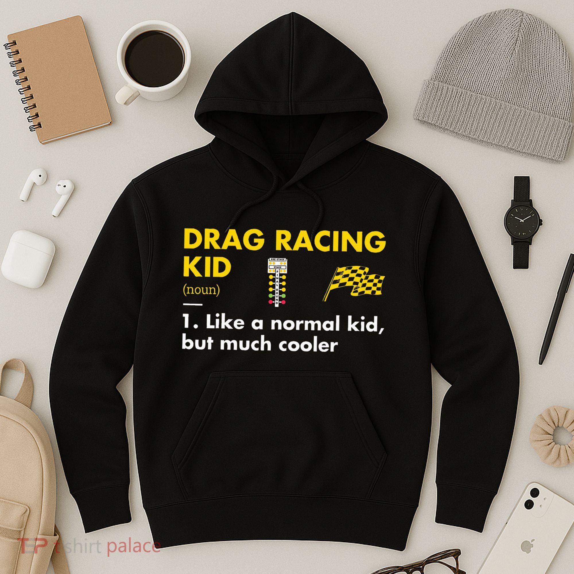 Sport Definition Drag Racing Hoodie
