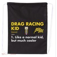 Sport Definition Drag Racing Drawstring Bag thumb 0