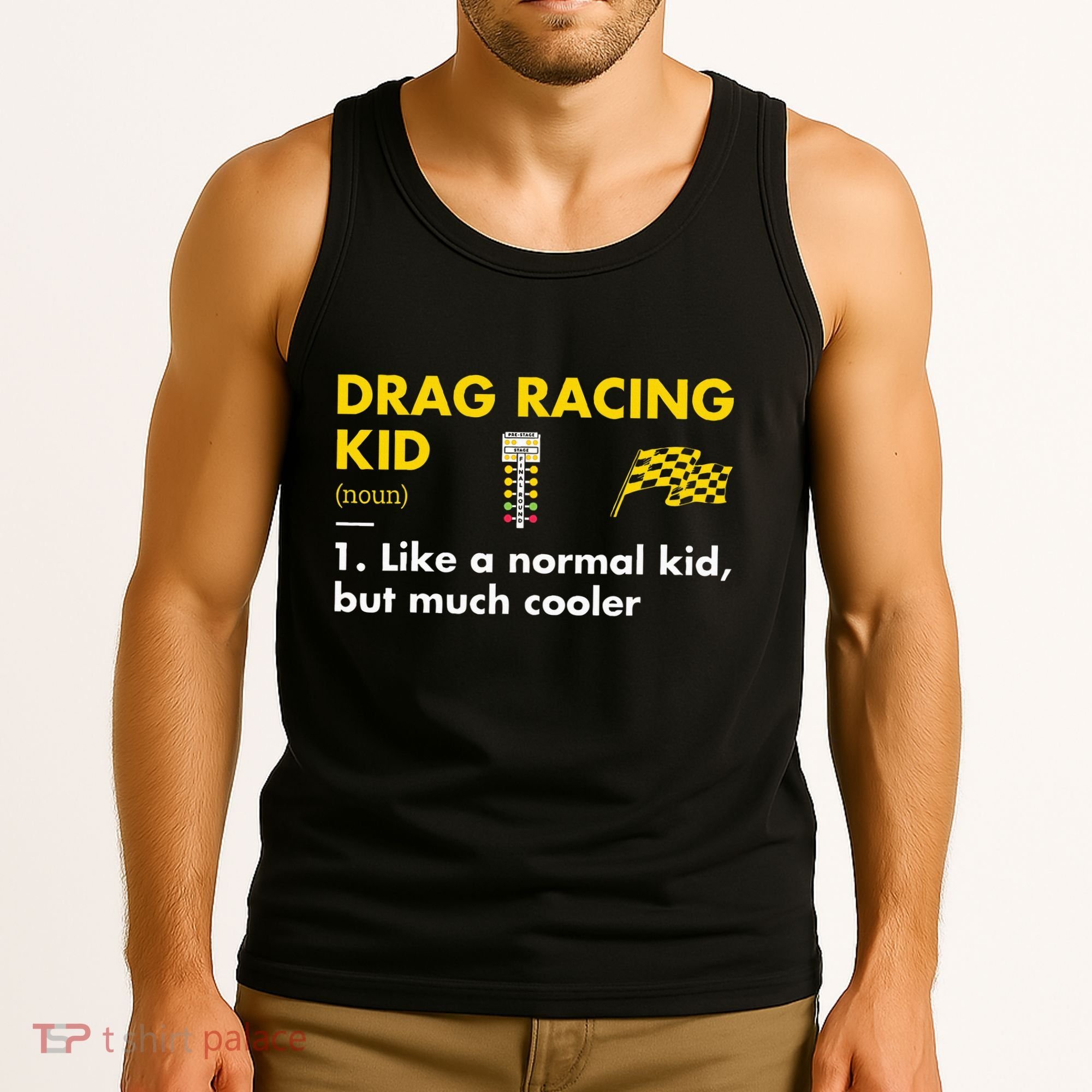 Sport Definition Drag Racing Tank Top