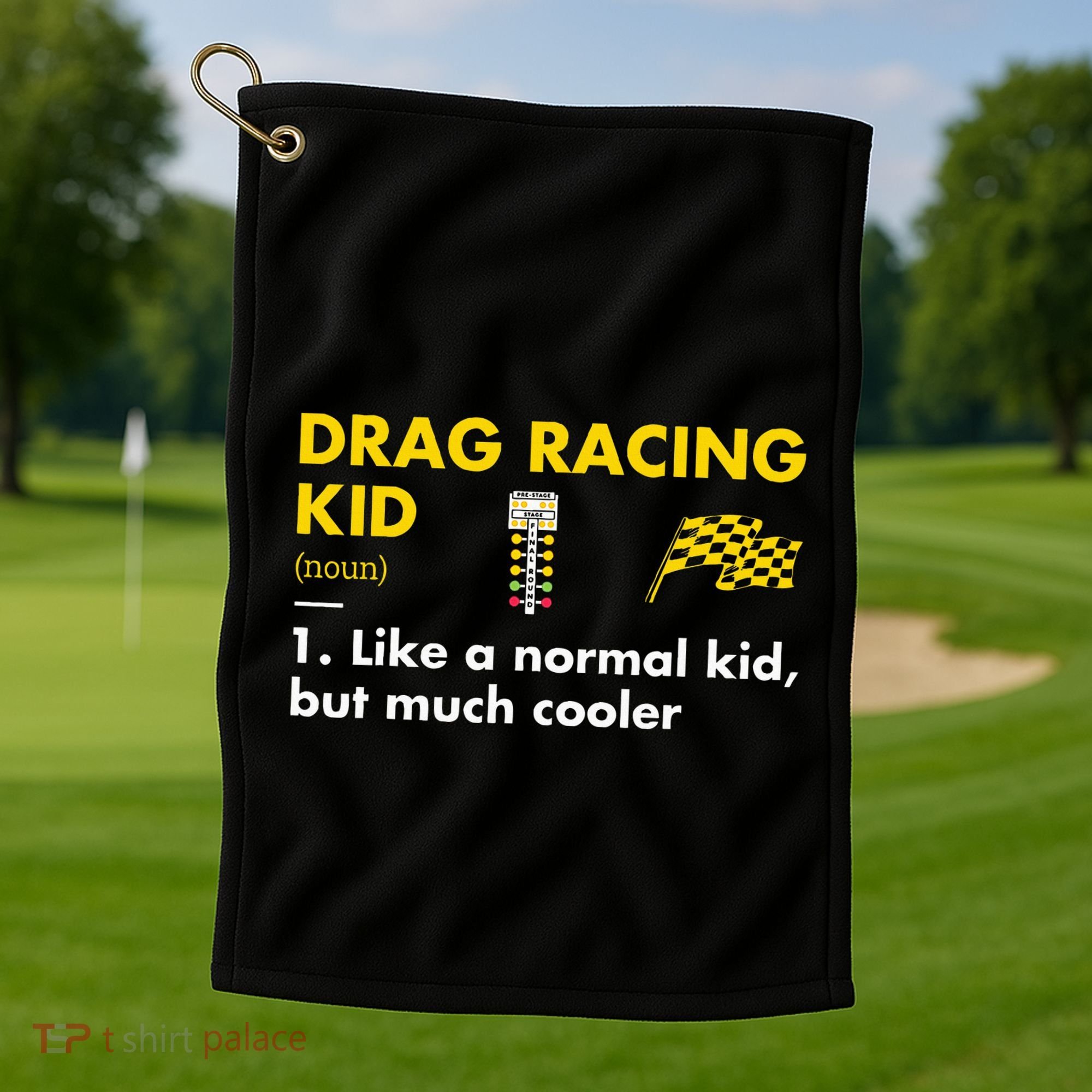 Sport Definition Drag Racing Golf Towel