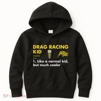 Sport Definition Drag Racing Kids Hoodie thumb 0
