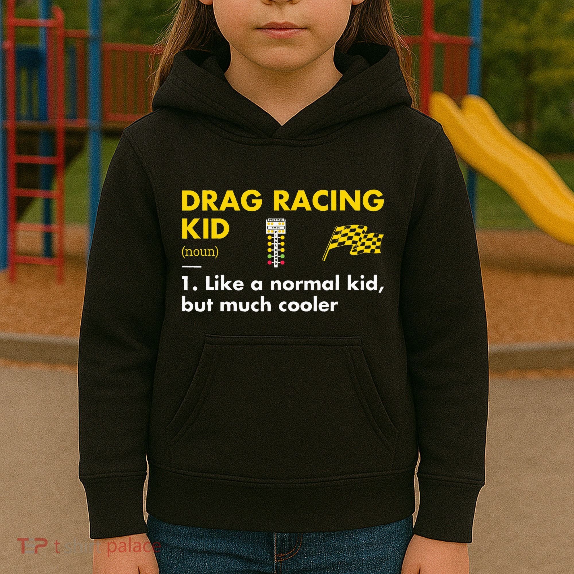 Sport Definition Drag Racing Kids Hoodie