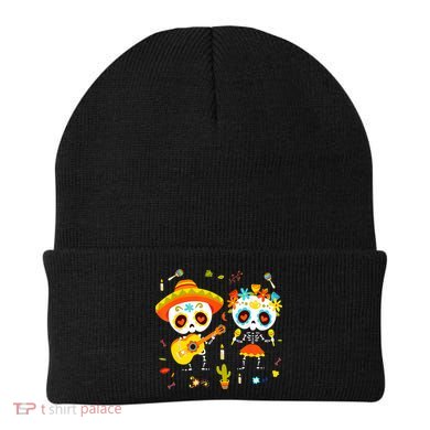 Skeleton Dancing Dia De Los Muertos Day Of Dead Beanie