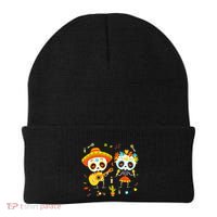 Skeleton Dancing Dia De Los Muertos Day Of Dead Beanie thumb 0