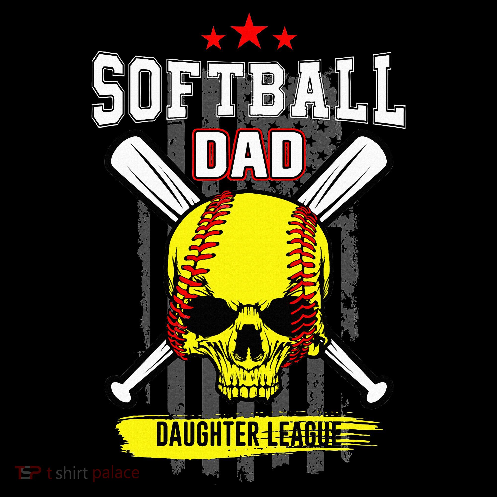 Softball Dad Daughter League Ornament