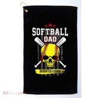 Softball Dad Daughter League Golf Towel thumb 0