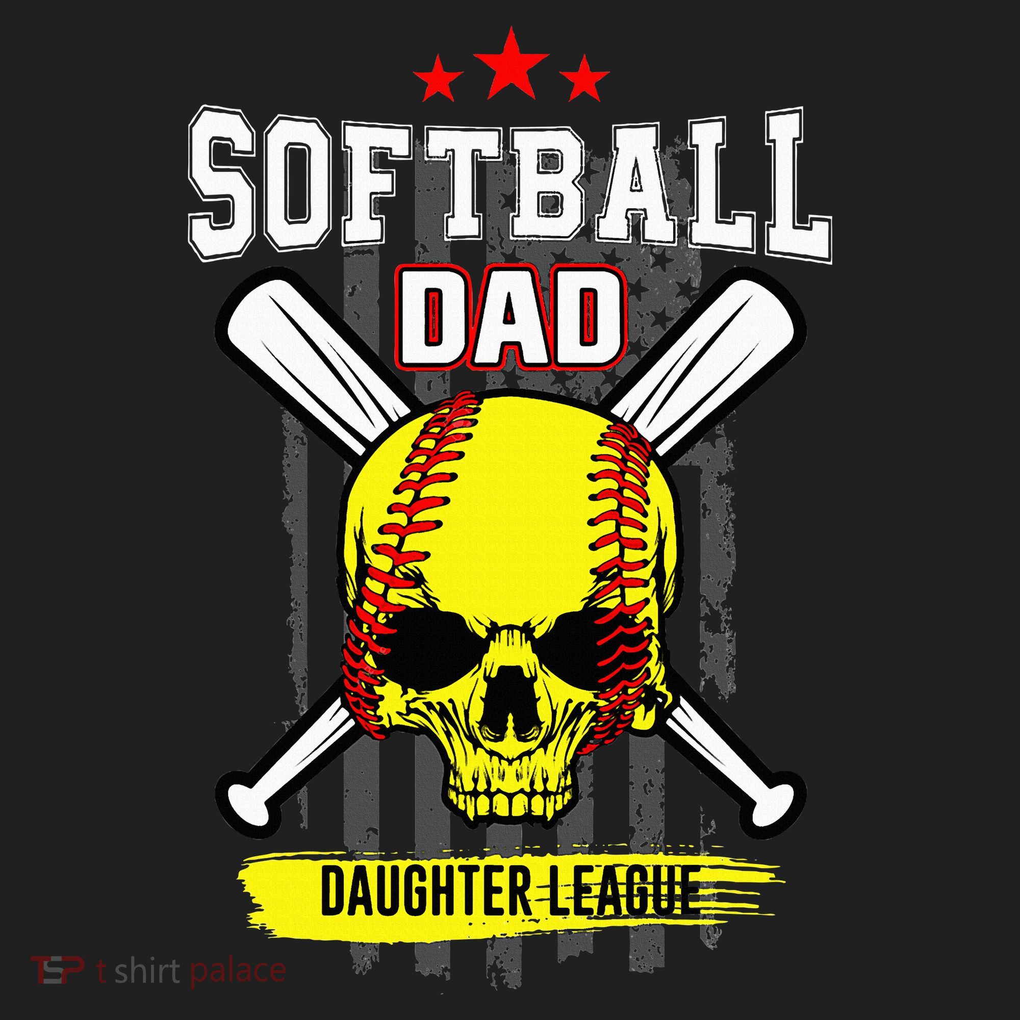 Softball Dad Daughter League Golf Towel